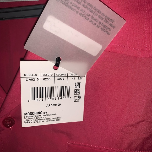 Casual Pink Button-up Rainbow Moschino - Picture 4 of 5